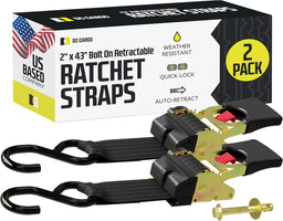 Heavy-Duty Retractable Ratchet Straps™