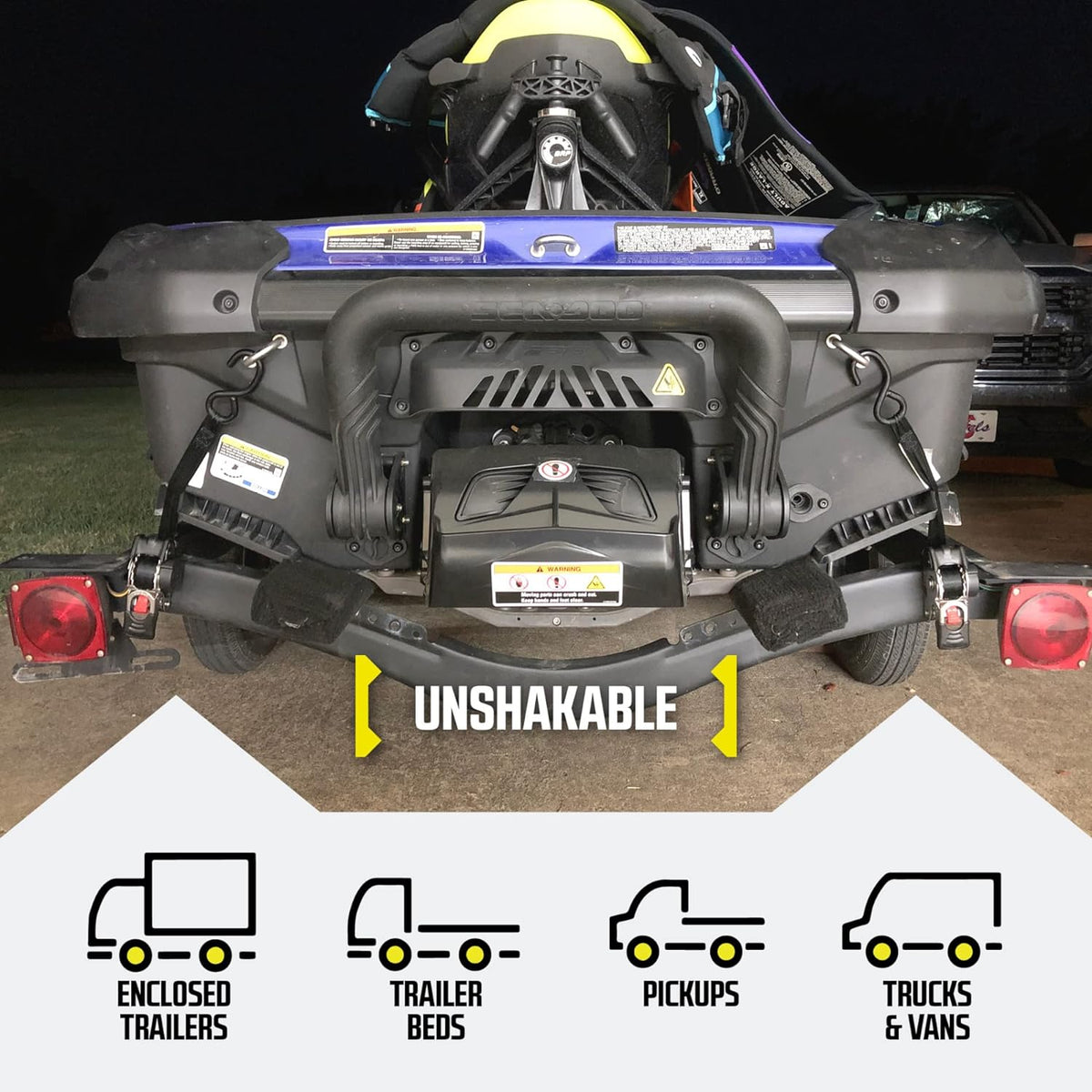 Heavy-Duty Retractable Ratchet Straps™