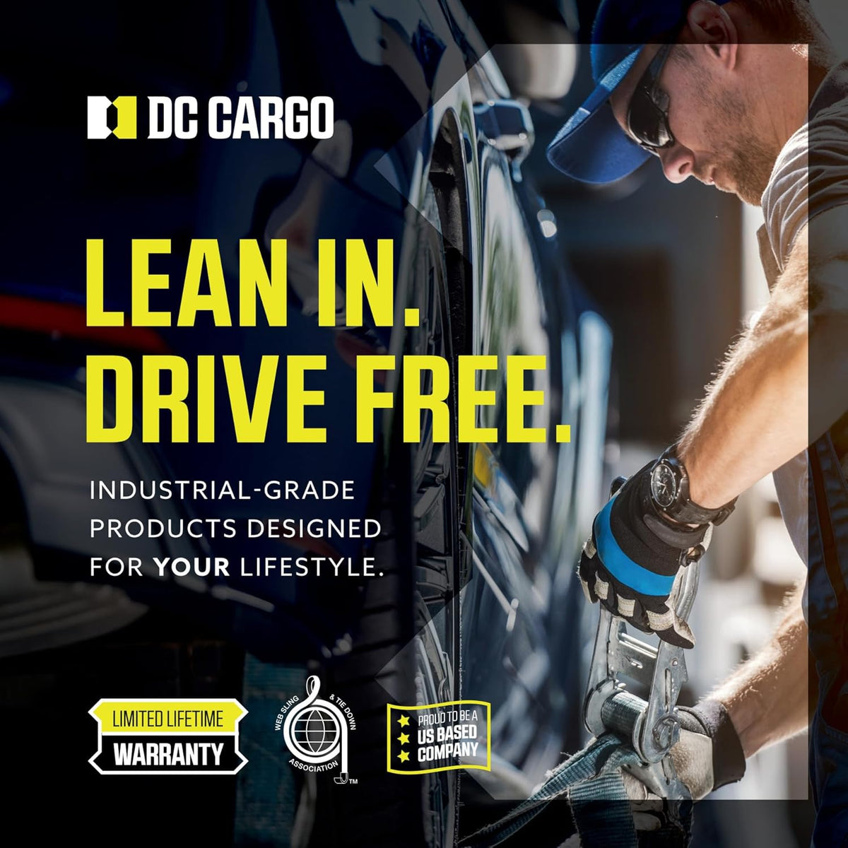 Heavy-Duty Retractable Ratchet Straps™